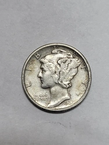 1937-D Mercury Dime — photo from the most recent tracked eBay sale