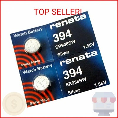 #394 Renata Watch Batteries 2Pcs