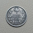 1920 Canada Five Cents Silver Nickel KM# 22a Vintage World Coin King George V