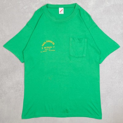 Jerzees Vintage Carl Fisher Co, Single Stitch T-Shirt Large Herren 1980er USA