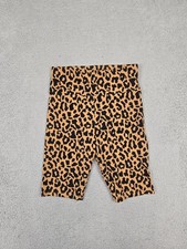 Wild Fable Shorts Womens Medium Brown Black Leopard Animal Print Biker Stretch