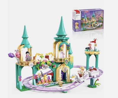 Sluban Amusement Park Roller Coaster Castle Building Block Set: Brand New 
