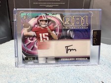 Fernando Mendoza 2/3 Auto 2026 Wild Card QB1 on the Clock #1 Draft Pick