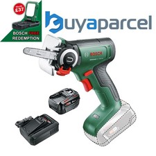 Bosch 06033D5200 UniversalCut 18v Mini Saw Chainsaw + 4AH Battery Kit