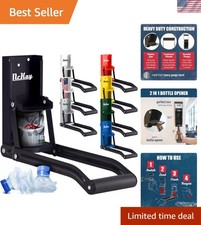 16oz Metal Can Crusher, Heavy-Duty Wall-Mounted Smasher for Aluminum Seltzer,...