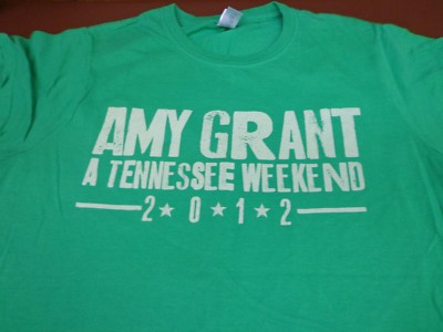 AMY GRANT 2012 A Tennessee Weekend  STAFF Christian Concert Ladies Large  H3