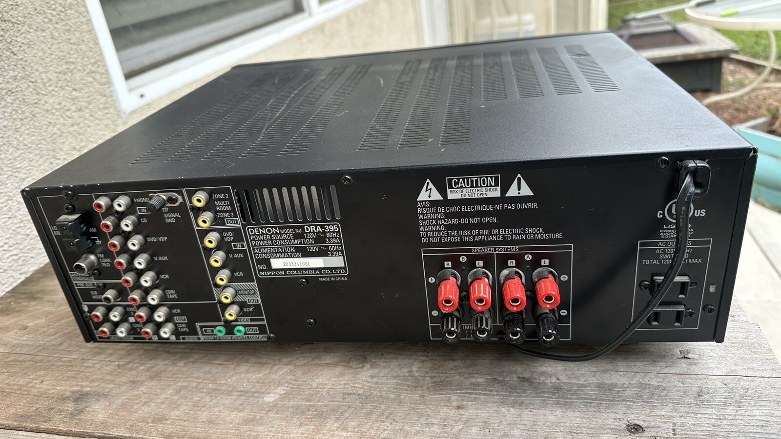 DENON Precision Audio Component/ Stereo Receiver DRA- 395 Multi Room System