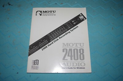 Motu 2408 Manual