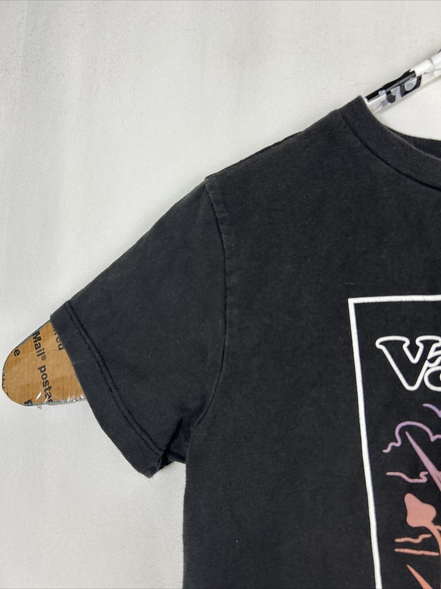 Vans Womens Small Fits Like XS Black Mushroom Graphic Good