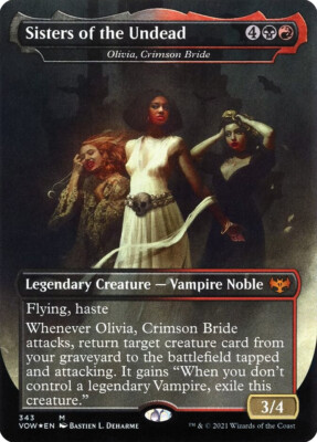 MTG Olivia, Crimson Bride(Sisters of the Undead) (Dracula Series) Borderless