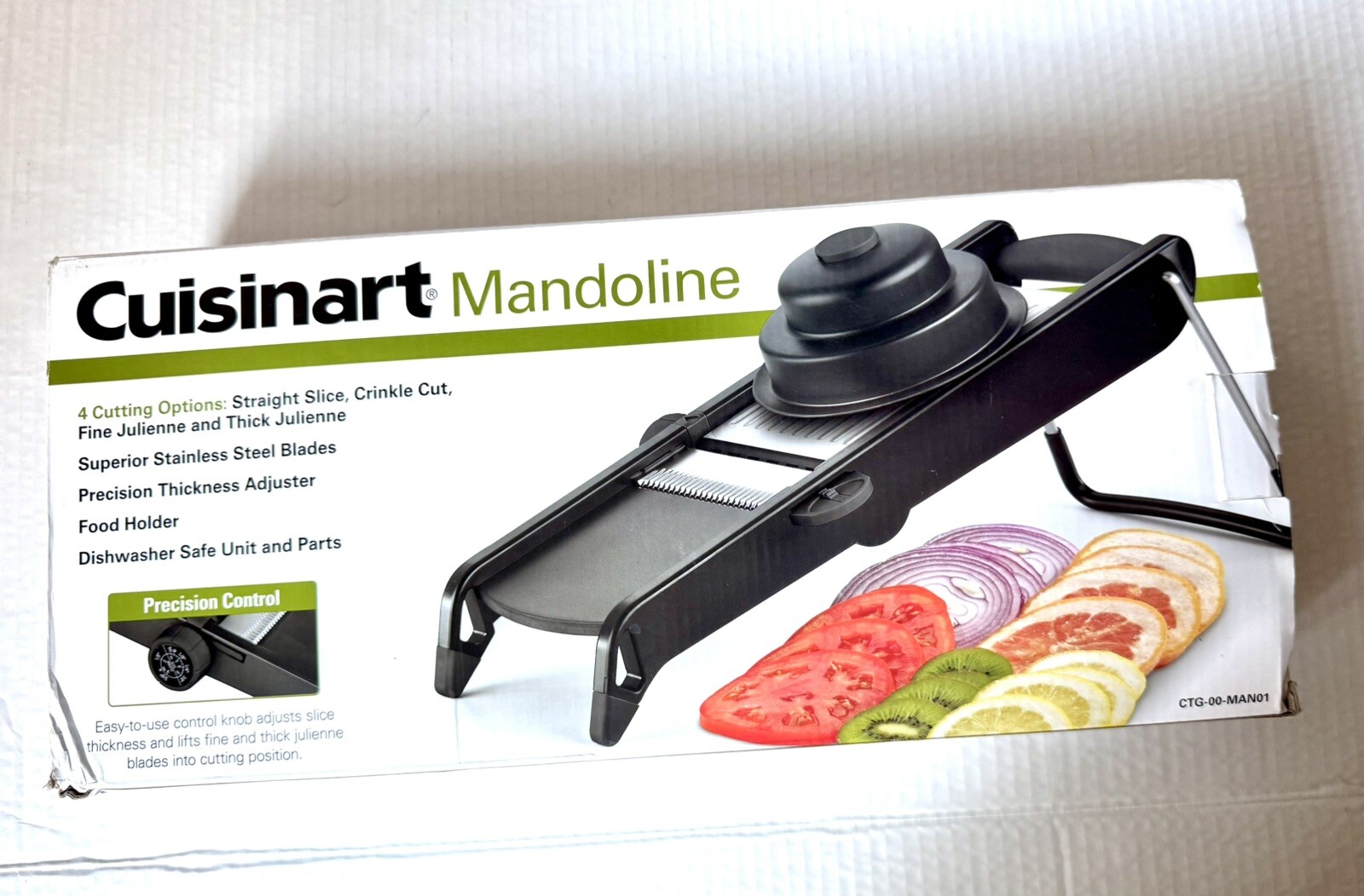 Cuisinart Stainless Steel Mandoline Slicer CTG-00-MAN01 Brand New