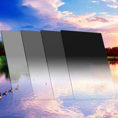 ZOMEI 150*100mm ND2+4+8+16 Gradual Neutral Density Square Filter for Cokin Z LEE - Afbeelding 1 van 5