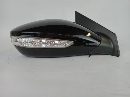 2011-14 Hyundai Sonata OEM RH Right Passenger Side View Flat Glass Mirror, Black