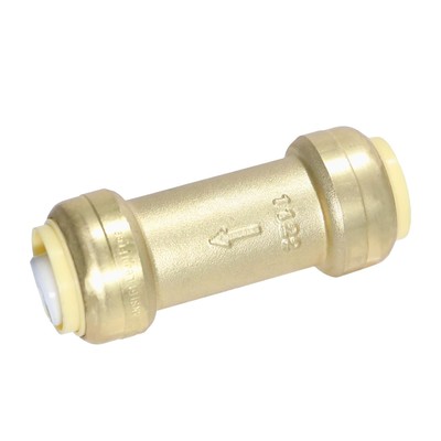 1 Piece XFITTING 3/4'' x 3/4'' Push Fit Check Valve, Certified to NSF ANSI61, B...
