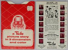 Tru-Vue - Tom Sawyer - Whitewashes the Fence- M-8 TV19