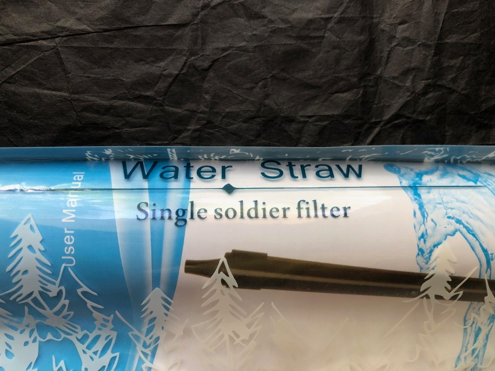New Sealed LOGEST Portable Water Filter Straws EMERGENCY  OUTDOOR  BACKPACKING