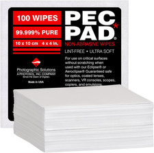 PEC-PAD Lint Free Wipes 4  X4  Non-Abrasive Ultra Soft Cloth for Cleaning Sensiti