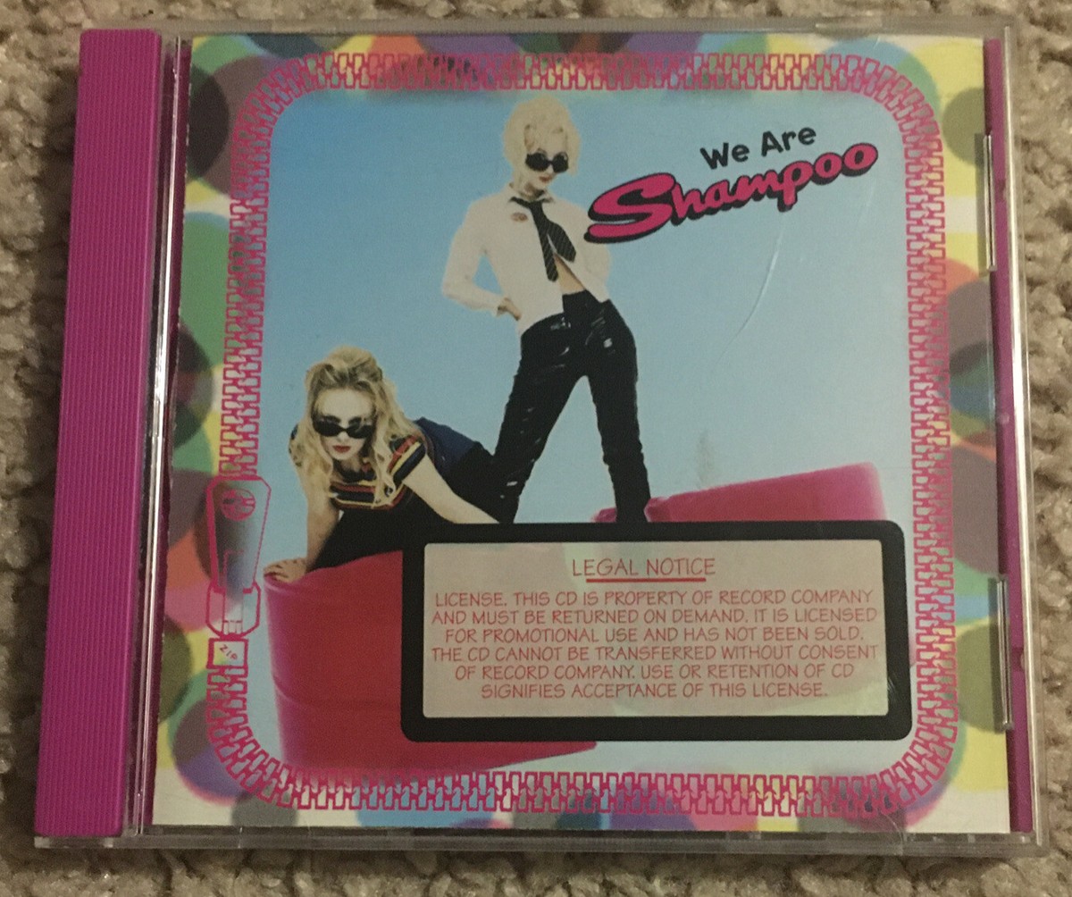 Shampoo We Are Shampoo Promotional Music CD 1994 I.R.S.Records USA 