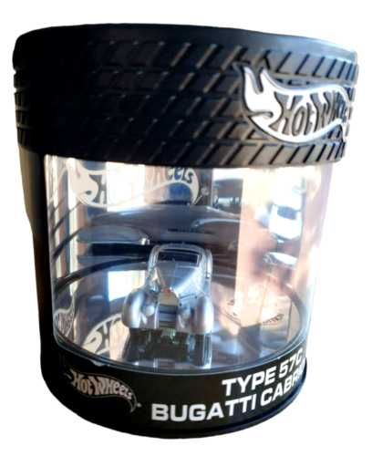 2004 Showcase Hot Wheels: Drop Tops Series Type 57C Bugatti Cabriolet 2/4 Silver - Picture 10 of 16