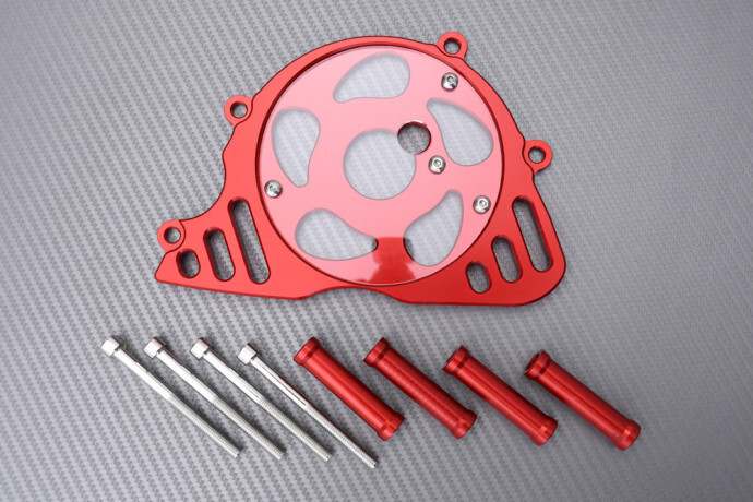 Carter de pignon alu CNC rouge d'ingénierie fine pour Kawasaki Versys 1000 LZT00A 12-14