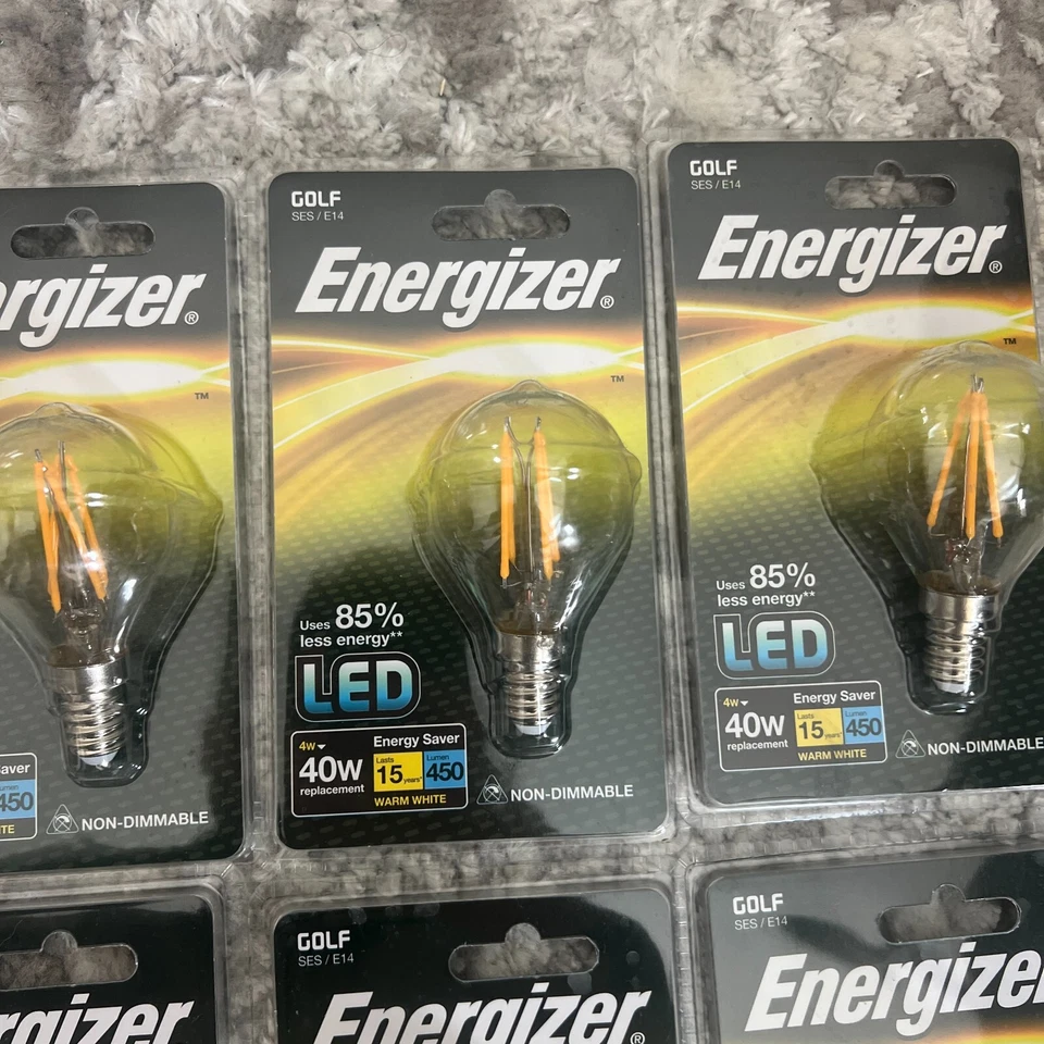 Energizer LED SES E14 Candle Golf Non Dimmable Bulb Warm White 450 lm X7 - Image 3 of 4