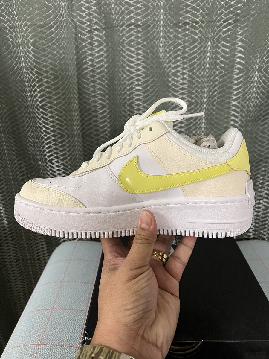 Size 7 - Nike Air Force 1 Shadow SE Pale Ivory Light Zitron W for sale online | eBay UK