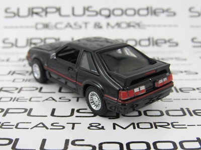 2022 Greenlight 1:64 LOOSE Black w/Red Stripe 1987 FORD MUSTANG GT