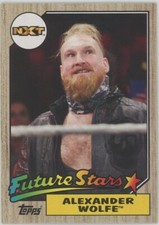 2017 Topps WWE Heritage Alexander Wolfe Rookie Future Stars RC #R-1