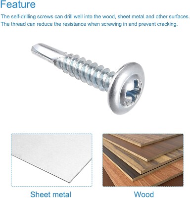 8 X 3/4 | Phillips Truss | K-Lath Self-Drilling Screw | Zinc | TMS