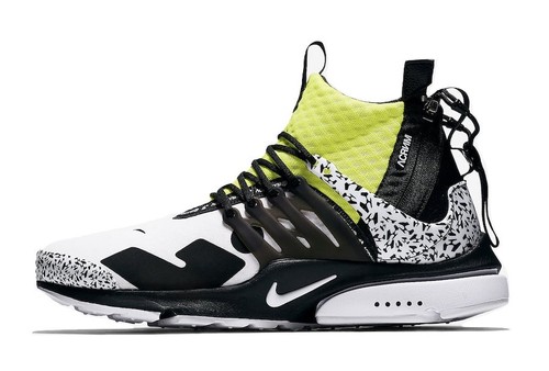 Acronym X Nike Presto Mid dinámico amarillo voltios Air utilidad AH7832-100  Talla 4 12 | eBay