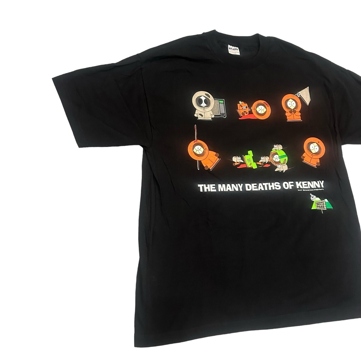 Vintage 1990s South Park The Many Deaths Of Kenny T-Shirt XL NWOT
