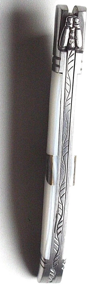 Laguiole Taschenmesser Sea Shell Edelstahl Messer Klappmesser Perlmutt Griff NEU - Bild 4 von 4