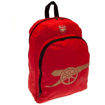Arsenal Football Soccer Team Backpack bag Red Sport School Travel  Bag - Main Image