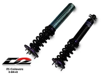 D2 Racing RS Coilovers BMW 5-SERIES E34 89-95 M5 540I 36 WAY ADJUSTABLE PURPLE