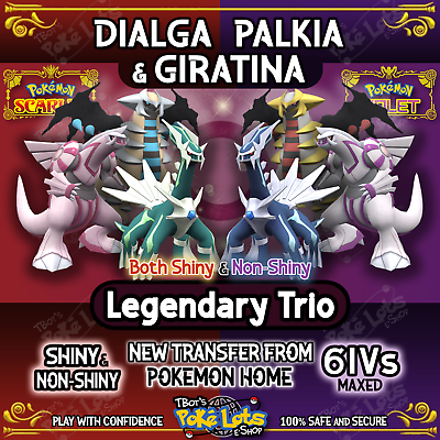 US Shiny Dialga, Palkia & Giratina Event