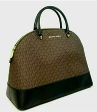 MK Michael Kors Emmy XL Satchel Brown  Large Travel Bag Brand New