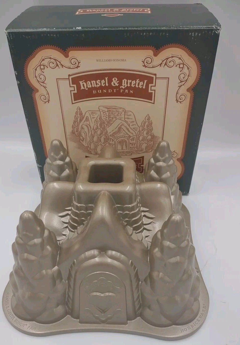 Nordic Ware Hansel Gretel Bundt Pan Baking Mold Williams Sonoma 10 Cup USA!