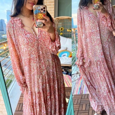 kia kimono maxi dress baltic born Baltic Born Womens Kia Kimono Maxi Dress | Vintage Plum
