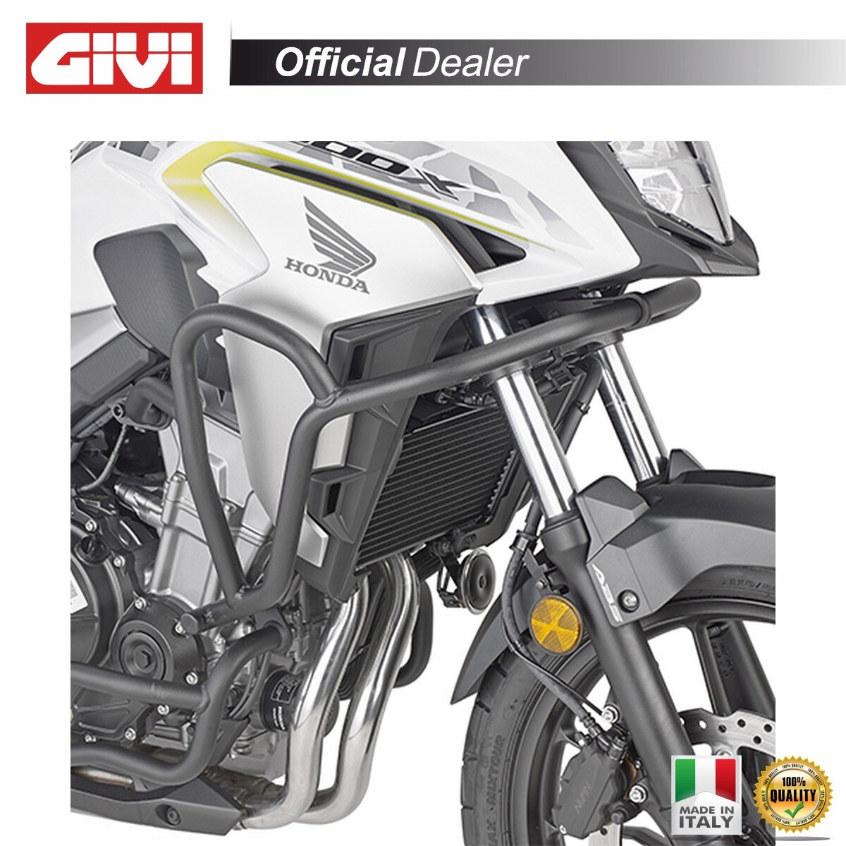 Motorcycle Paramotore Honda Cb500x 2019 Engine Guard Isotta Blue