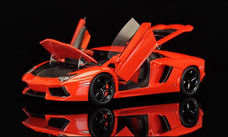 ミニカー Lamborghini LP700-4 AUTOart 1:43 1/43 AUTOart LAMBORGHINI AVENTADOR LP700-4 (GIALLO ORION