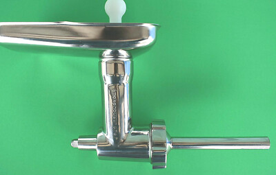 Original STAINLESS STEEL Meat Grinder for Kitchenaid by Smokehouse Chef  +tubes