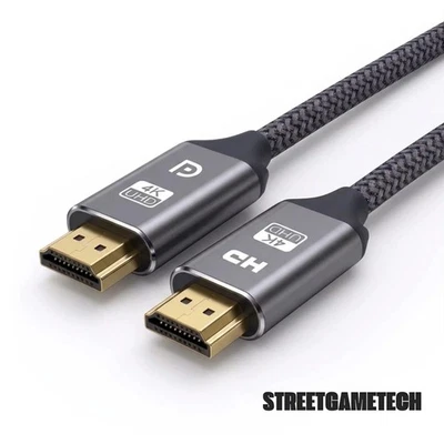 Câble DisplayPort vers HDMI 4K 2M Haute Qualité Tressé Pour PC & Moniteur TV Box - Photo 1/3