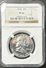 1954 Proof Franklin Half Dollar-- NGC PF66-- Free shipping