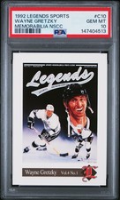 147404513 Wayne Gretzky 1992 Legends Sports NSCC #C10 PSA 10