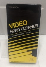 Realistic Video Head Cleaner VHS VCR Cassette Non Abrasive Wet System 44-1185