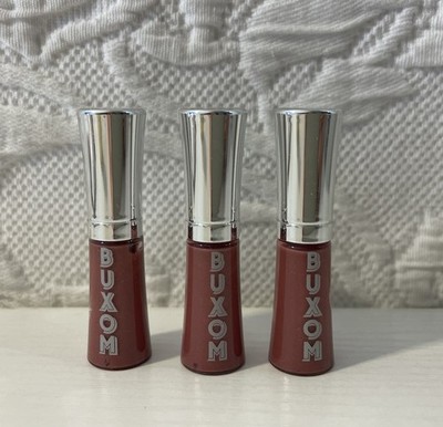 3x Buxom Full-On Plumping Lip Polish in DOLLY 1.5ml / .05 oz EACH DELUXE SAMPLE