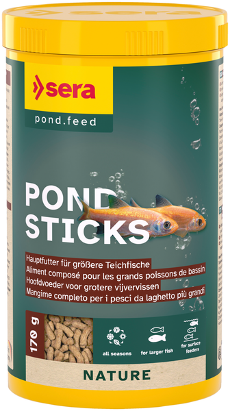 sera Pond Sticks Nature 1000Ml - Hauptfutter FüR GrößEre Teichfische Gartenteich-image