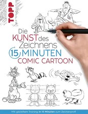 Die Kunst des Zeichnens 15 Minuten - Comic Cartoon ZUSTAND SEHR GUT