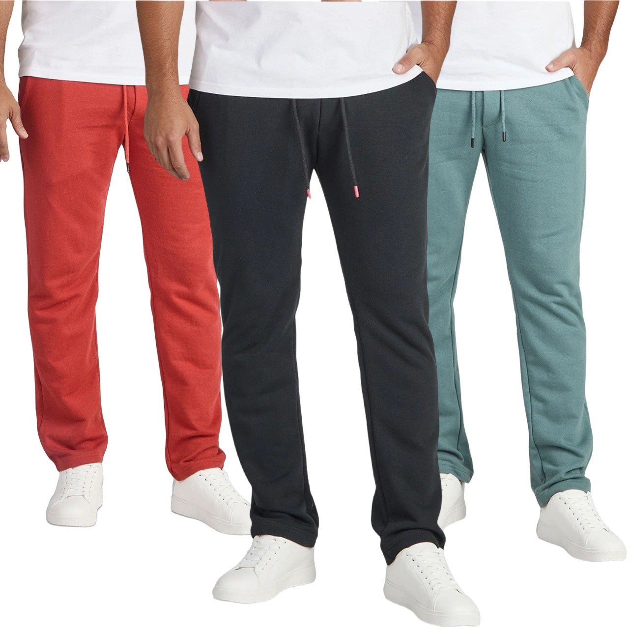 Pantalones De Jogging Para Hombre Riverso De Algodón Largos Regular Fit RIVGUIDO