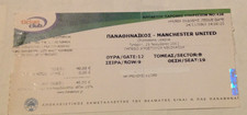 Panathinaikos FC Manchester United UEFA Champions  League 2003 MATCH TICKET